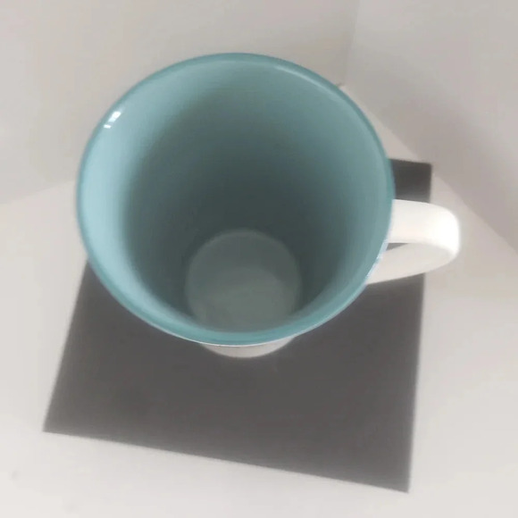 Starbucks 2006 Coffee Mug Company Teal/White  Ceramic Coffee Mug. - Picture 4 of 6
